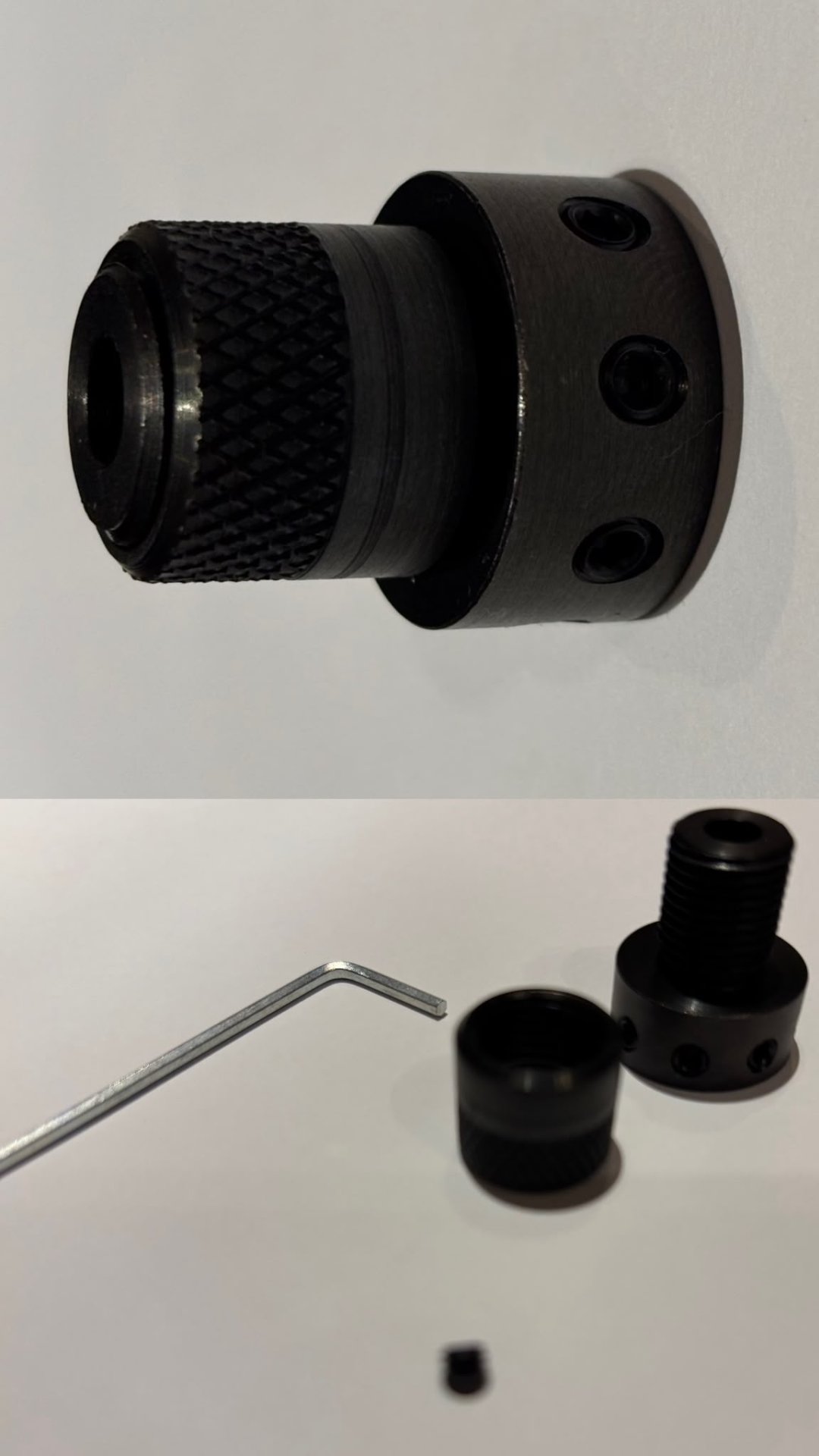 Schalldämpferadapter für C02 Pistole Beretta M 92 FS – Bild 1