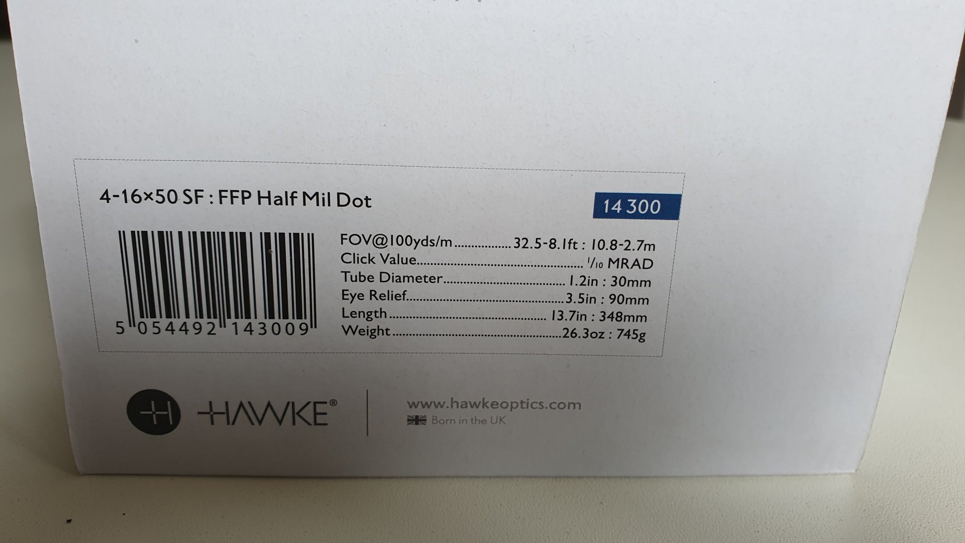 Hawke Vantage 30 WA FFP 4-16x50 IR Half Mil Dot – Bild 9