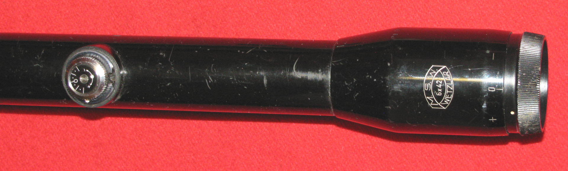 ZF / Zielfernrohr, ein M.S.W. WETZLAR 6 x 42 mit dem seltenen Absehen 4 – Bild 3