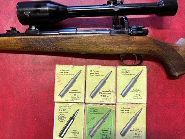 98er von Walther Gehmann/Karlsruhe im Kaliber 7x66 von Hofe – Bild 1
