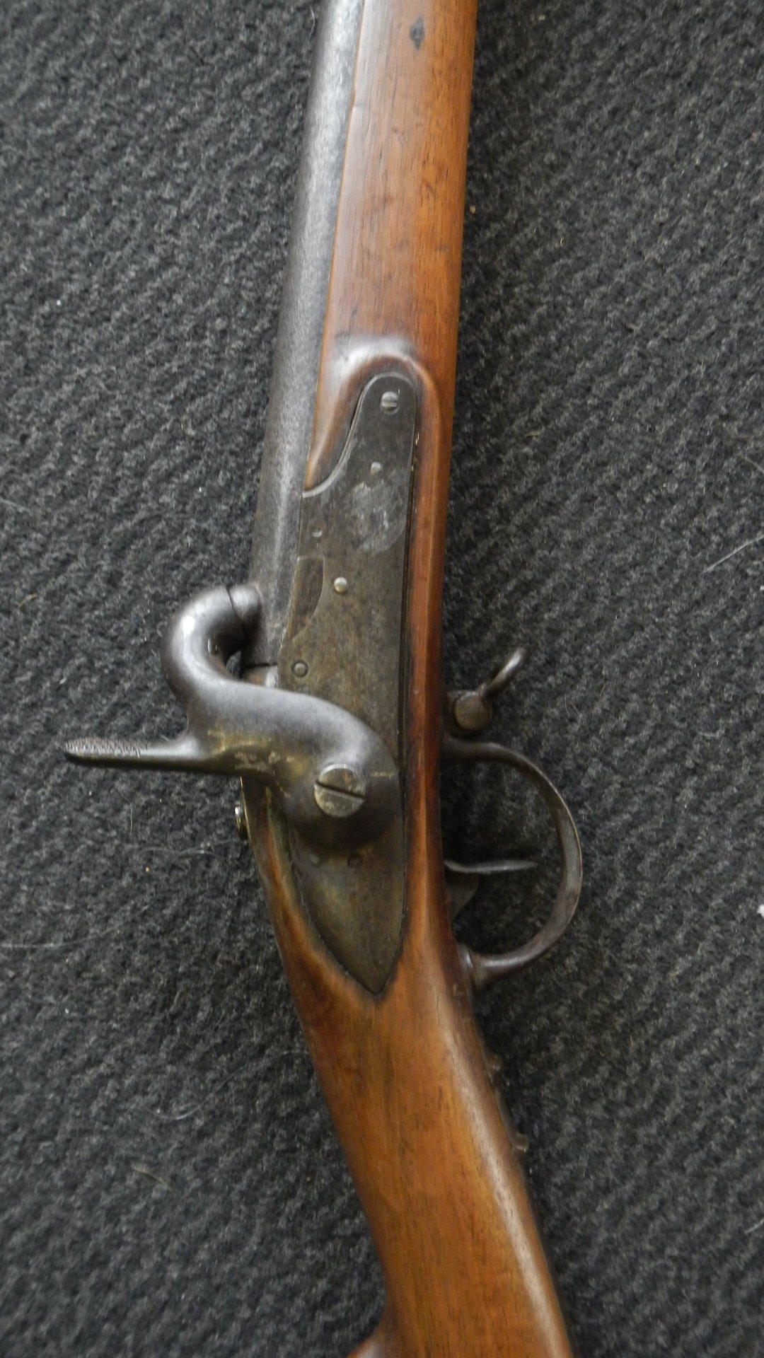 Vorderlader Perkussion Infanterie Gewehr Mutzig M1822 Frankreich Datiert 1838 Piston + Ladest. fehlt – Bild 2