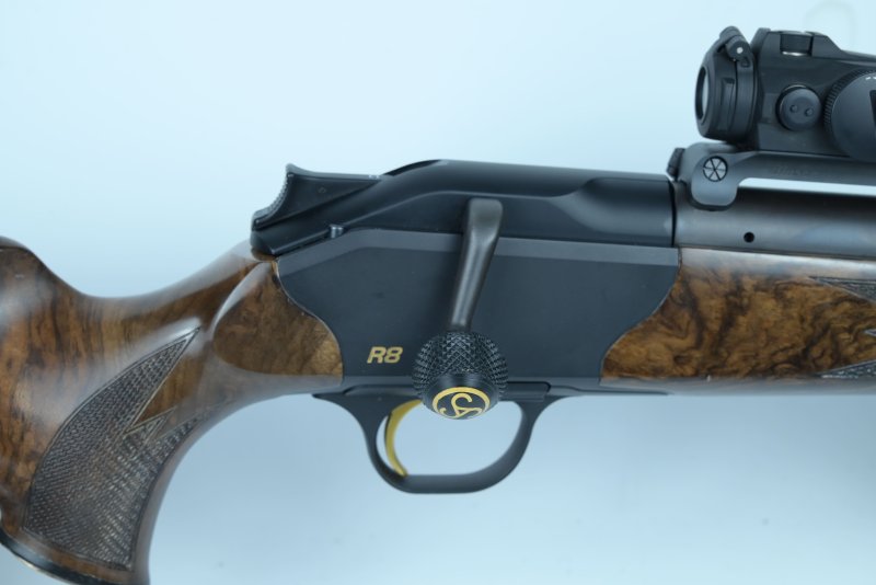 Kammergriffkugel Repetierkugel 26mm – M8x1 Gewinde (Passend für Sauer u.a.) – Eichenlaub, Fischhaut – Bild 2