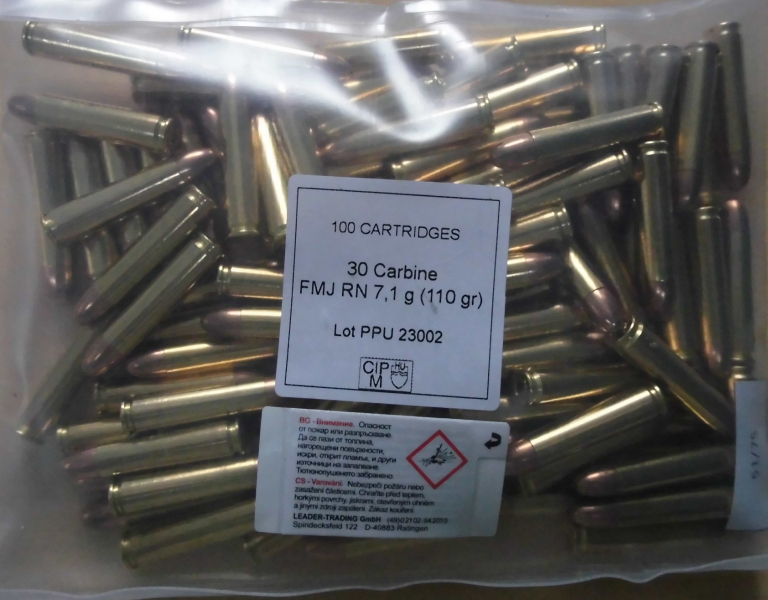 Munition PPU 30 carbine VM Bulkpack – Bild 1