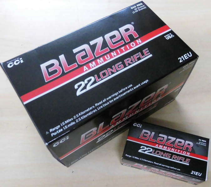 Munition CCI 22lr Blazer HV – Bild 1