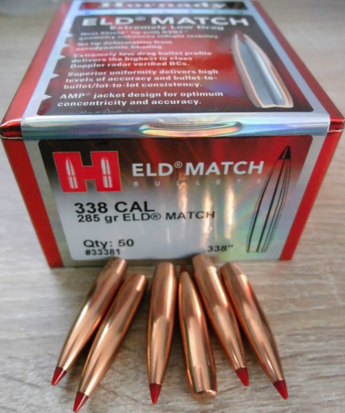 Geschosse Hornady .338 ELD-Match – Bild 1
