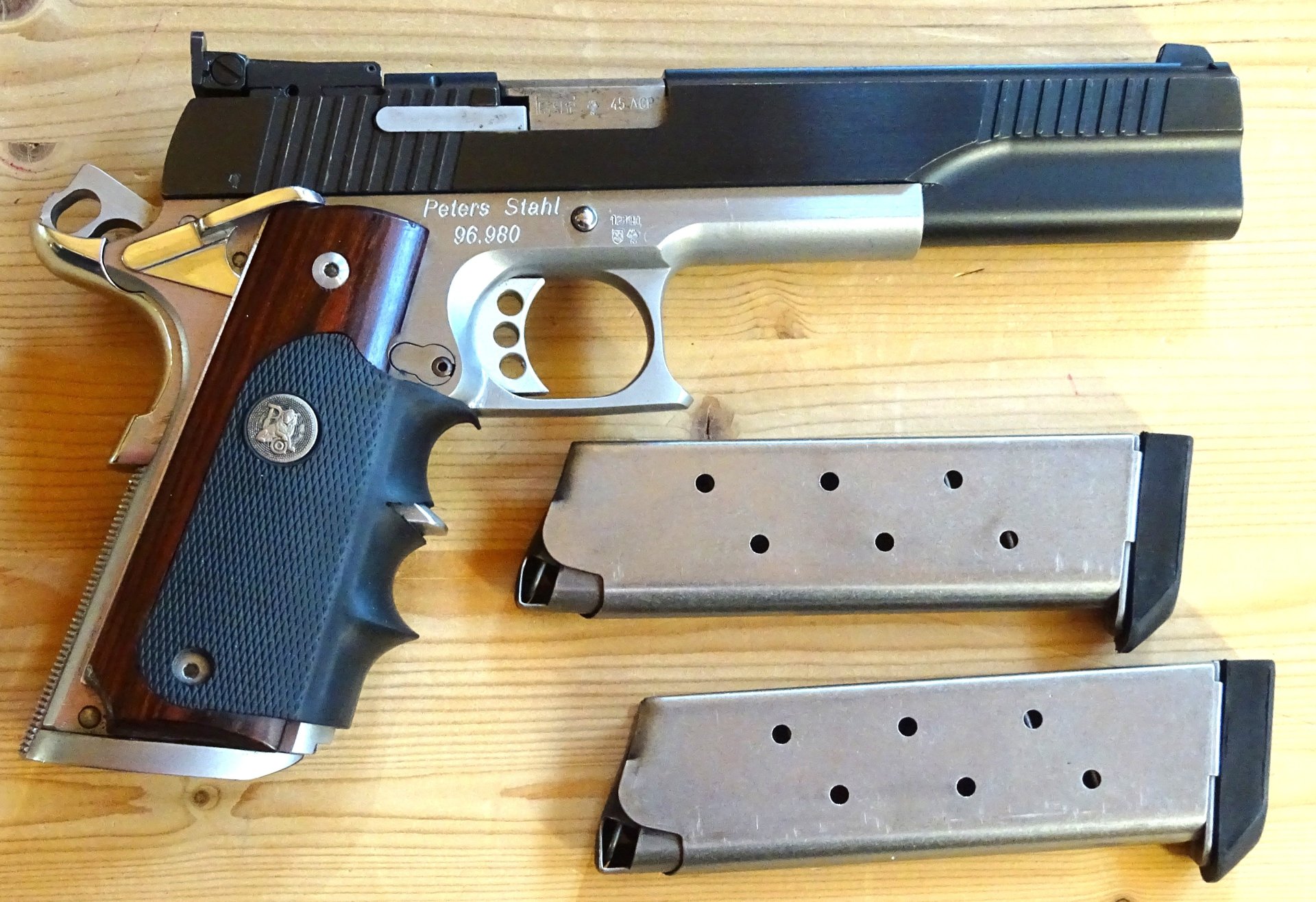 Pistole Peters Stahl Multicaliber Kal.: .45Auto 6"Zoll – Bild 2