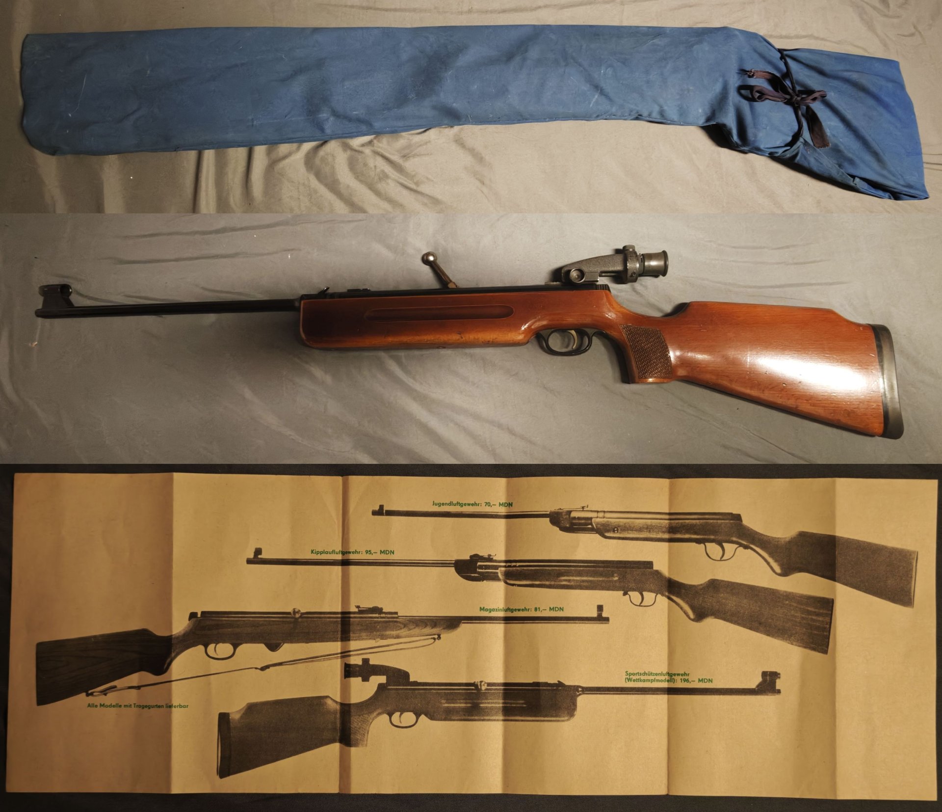 Hänel 3.112 oder auch 311 genannt Luftgewehr 4.5mm cal. 0,177 – Bild 1
