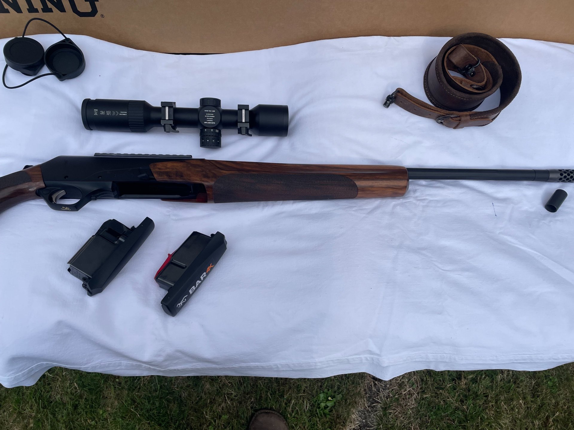 BROWNING BAR 4X Hunter (LINKS) in .30-06, Minox und Aimpoint – Bild 2