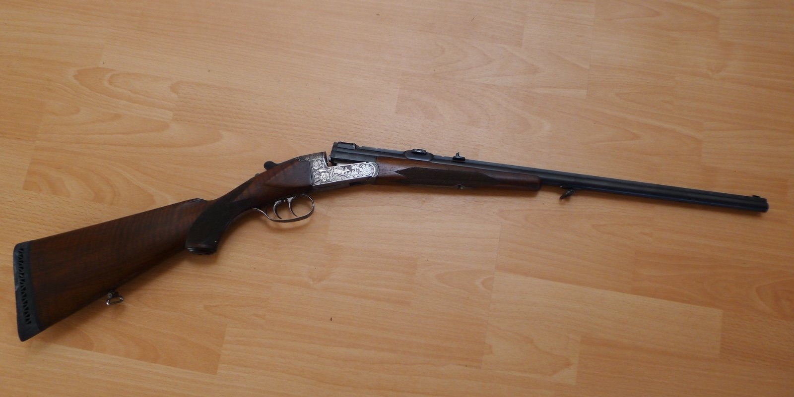 Herold Jagdbüchse 8x57 R/360 – Tierstückgravur- Stecher – Bild 2