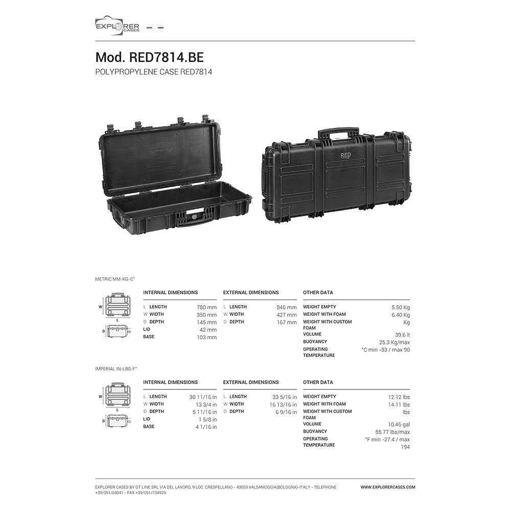 EXPLORER CASES Red 7814 BE - leer – Bild 2