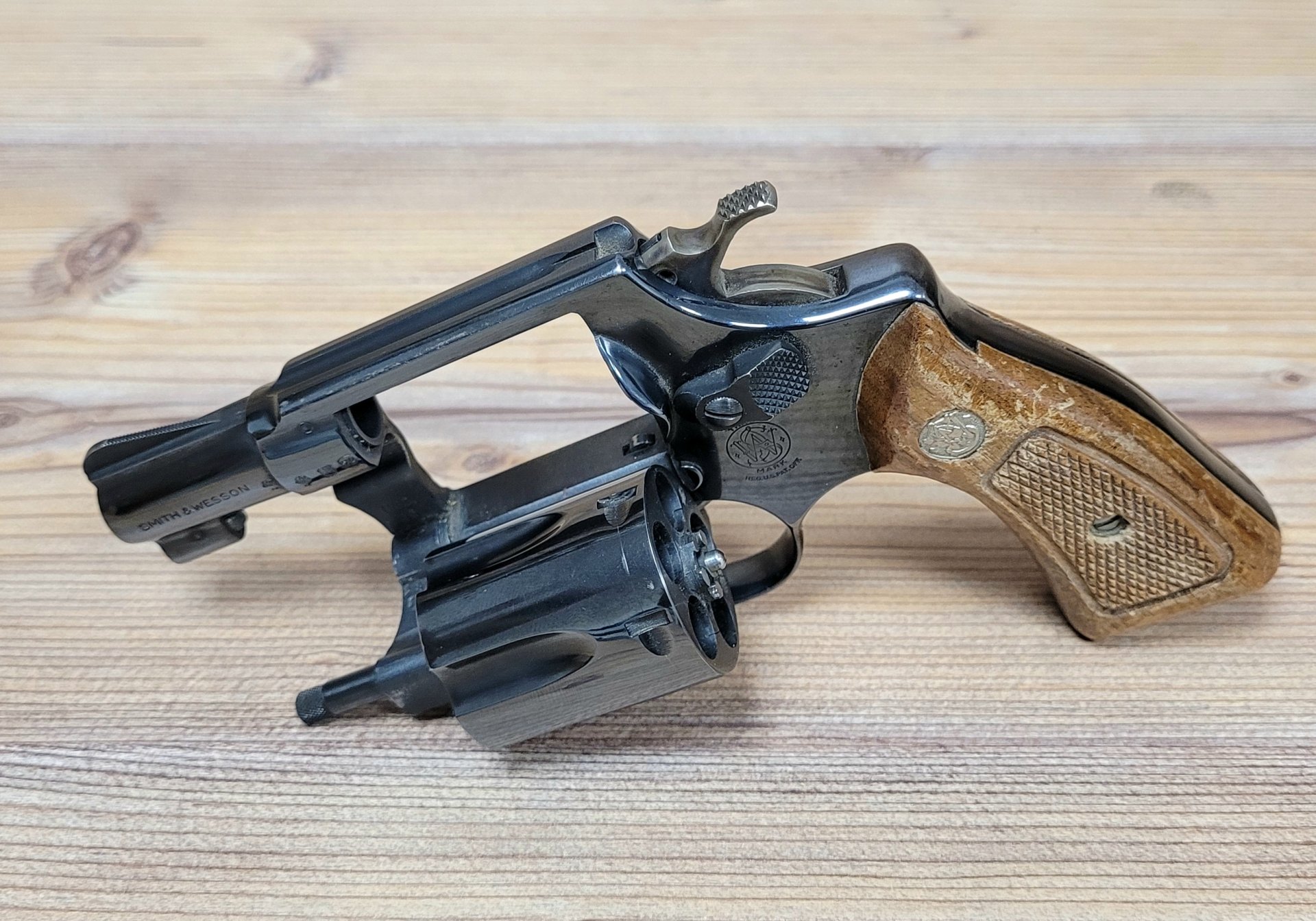 Revolver S&W Mod. 36 .38Special - Smith&Wesson Mod.36 - S&W 36 frühe Fertigung – Bild 3