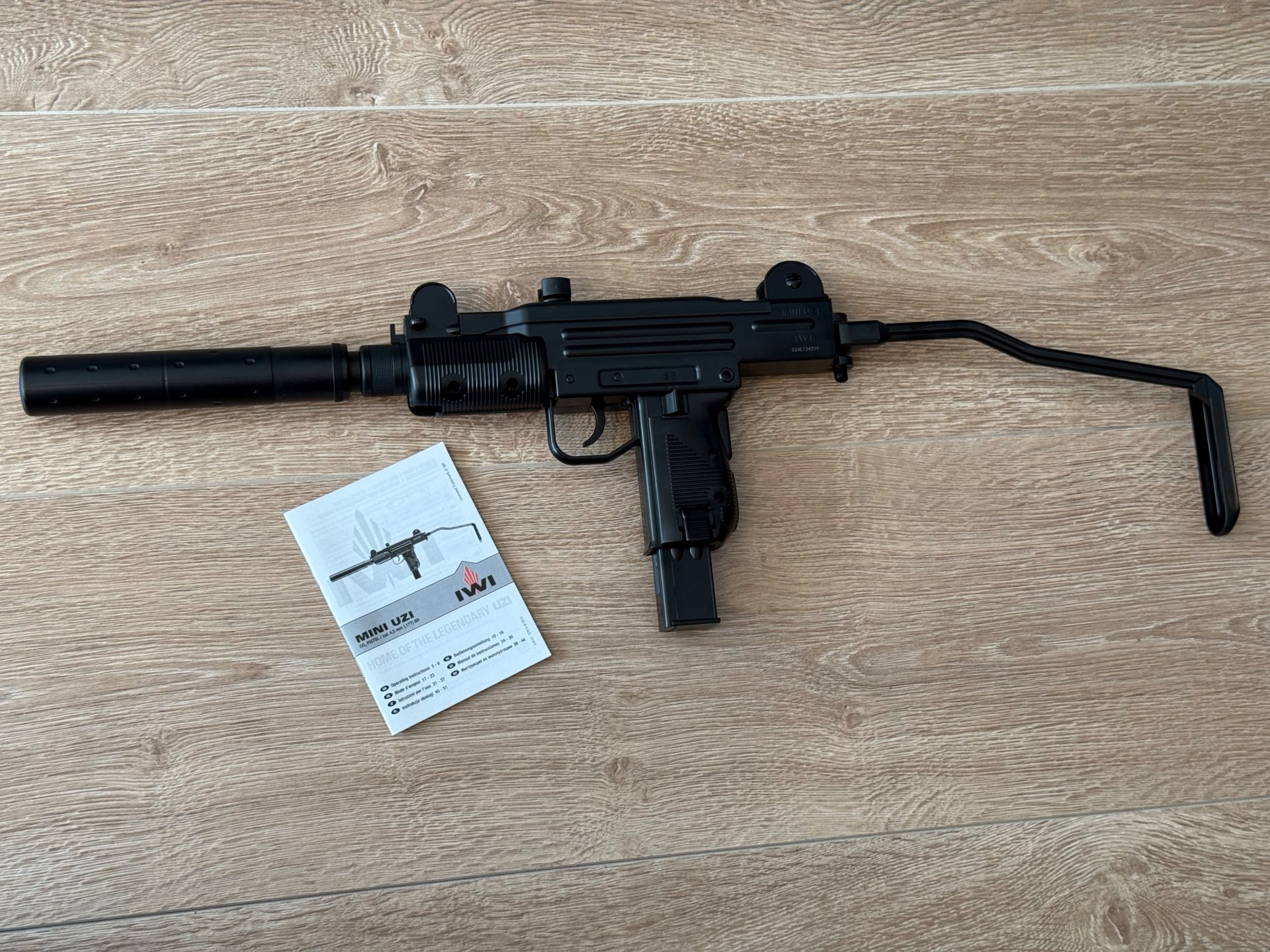 IWI Mini UZI - 4,5 mm Stahl BB Co2-Pistole #008 – Bild 1