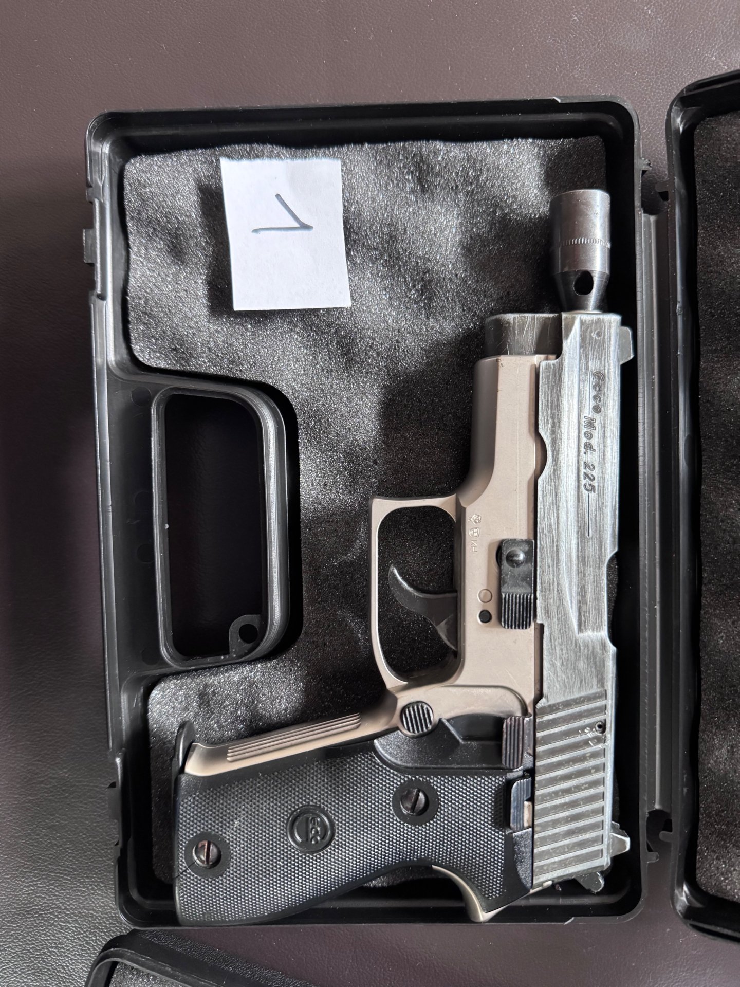 Geco P225 Bicolor von Dynamit Nobel 9mm pak Gaspistole – Bild 1