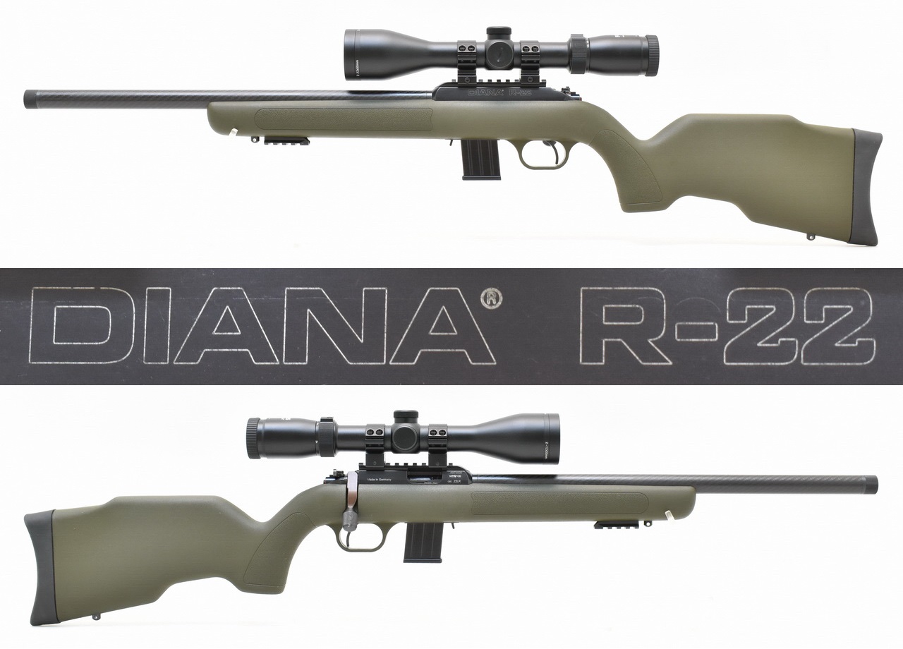 DIANA R-22 CARBON KK - Repetierer Kal .22 LR mit FOCUS ZF 2-12x50 LA 4 LP – Bild 1