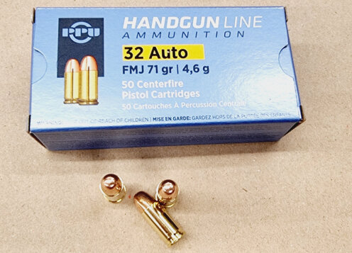 .32 Auto-7,65mm Browning/71grs A-150 PPU FMJ 50 Stk. # SSZ Berka – Bild 1