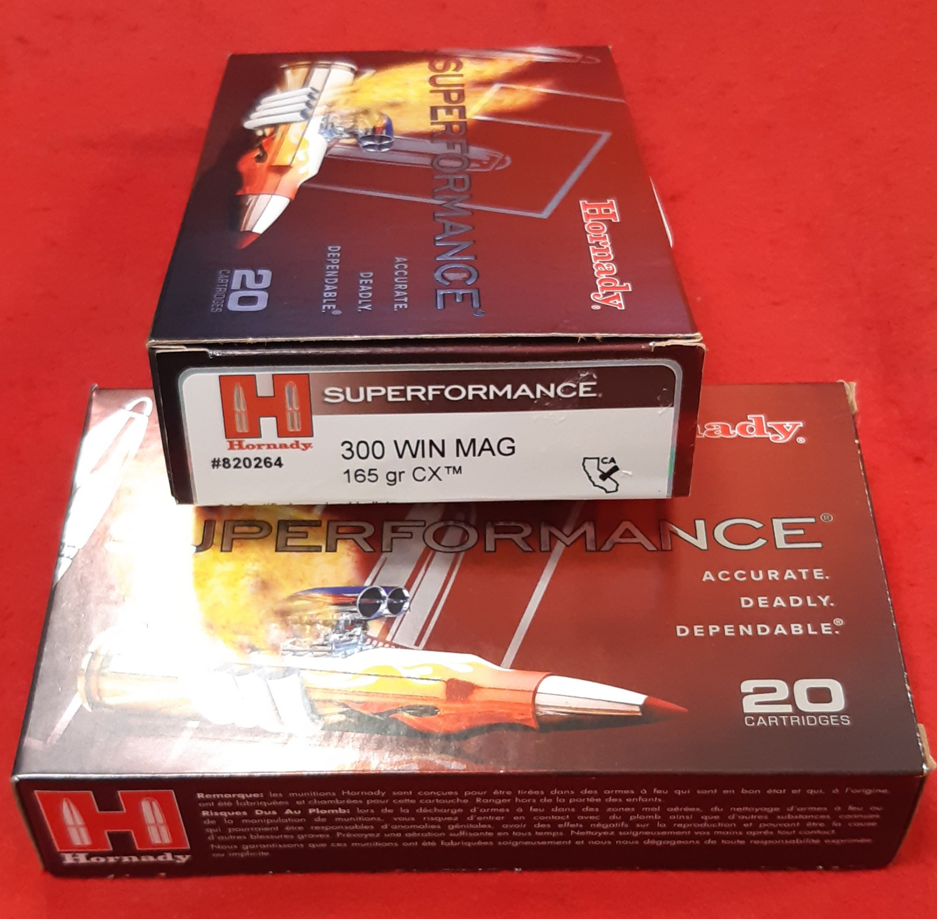 40 Schuss Hornady 300 Win.Mag. CX incl.Versand – Bild 1