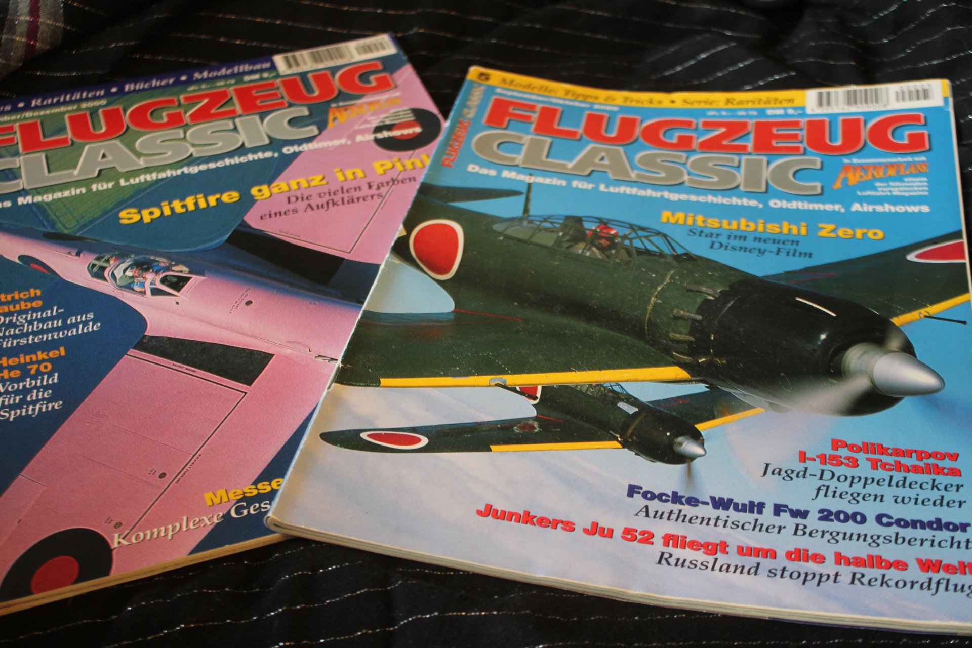 2x FLUGZEUG CLASSICS 4 2000 & 6 2000 - Das Magazin für Luftfahrtgeschichte Oldtimer Airshows… – Bild 1