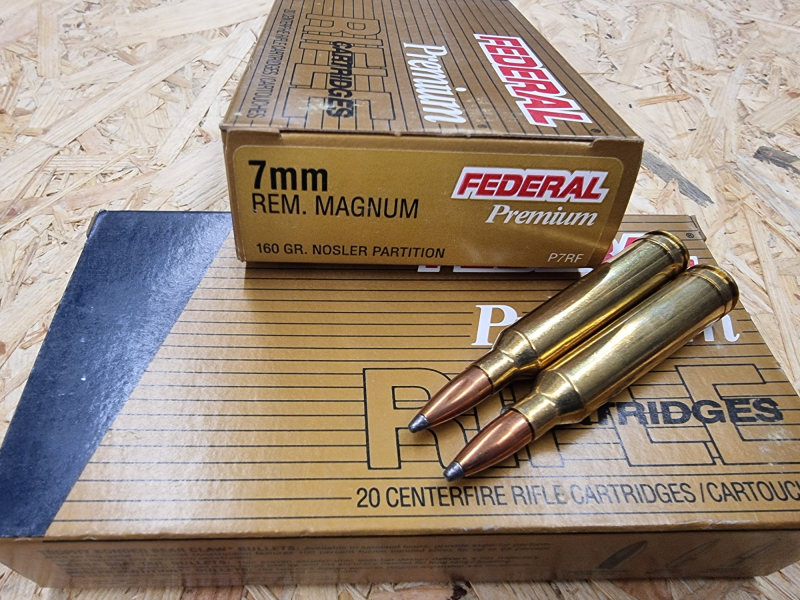 7mm Rem. Magnum/160grs. Federal Nosler Partition Angebot!! 20 stk. # SSZ Berka – Bild 1