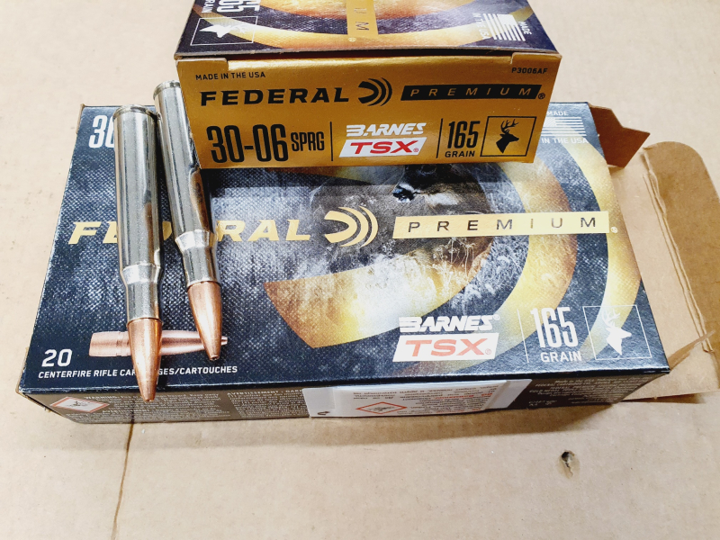 .30-06/165 grs. Federal Barnes TSX 20 stk. bleifrei #SSZ Berka – Bild 1
