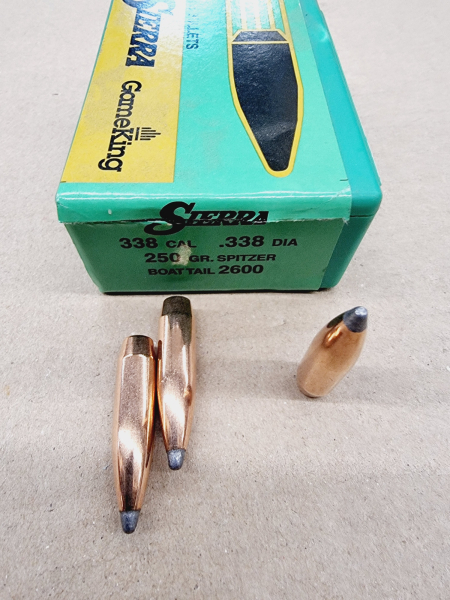 .338/250 grs TM-BT Sierra Geschosse 50 stk No.2600 Angebot!! # SSZ Berka – Bild 1
