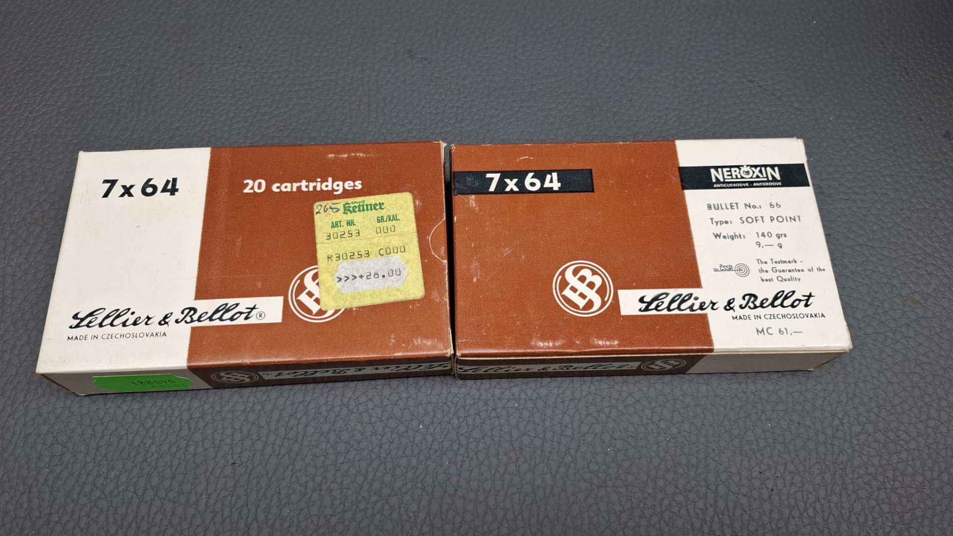7x64 Munition 40 Schuss S&B Sellier & Bellot SP TM Teilmantel – Bild 1