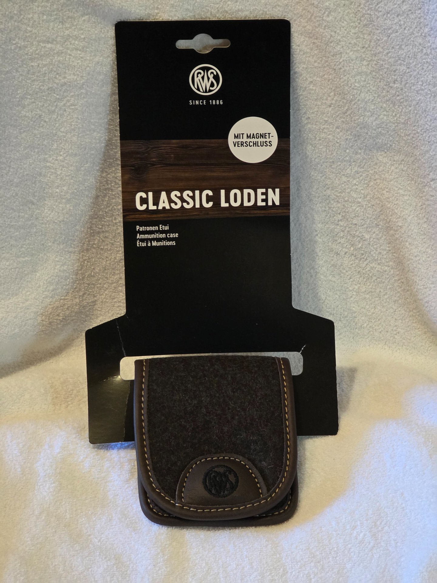 RWS Patronenetui Classic Loden Braun klein – Bild 1