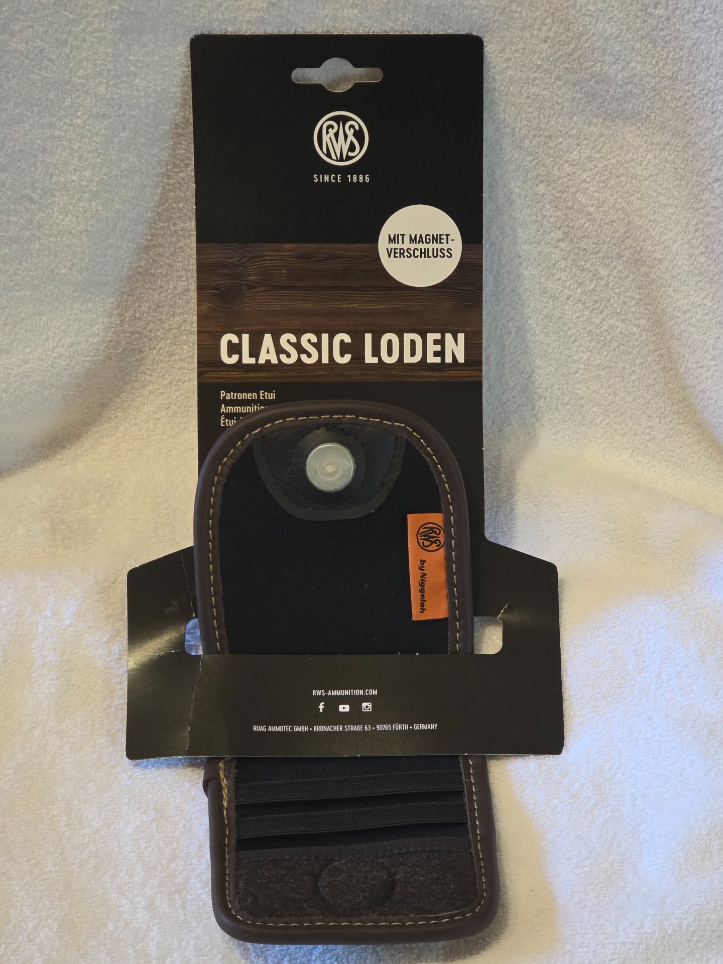 RWS Patronenetui Classic Loden Braun klein – Bild 2