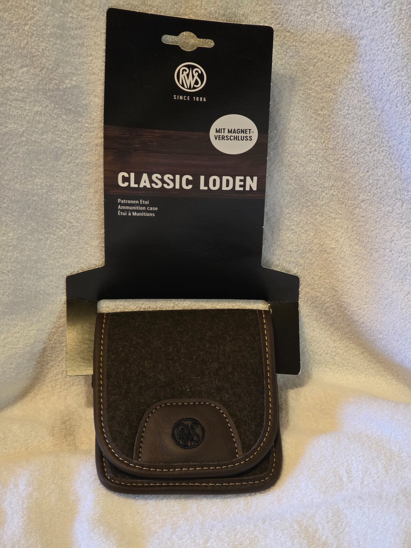 RWS Patronenetui Classic Loden Braun groß – Bild 1