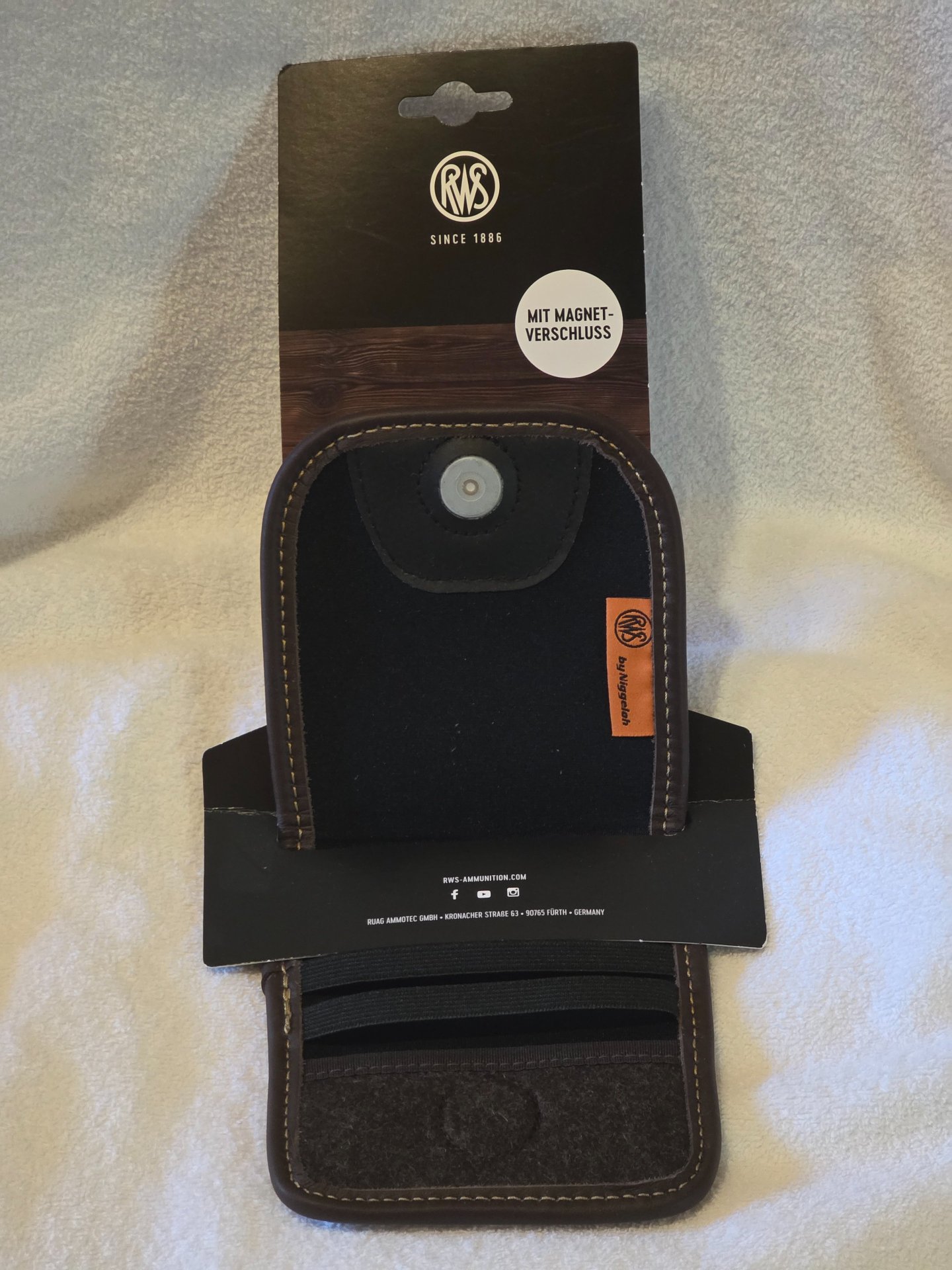 RWS Patronenetui Classic Loden Braun groß – Bild 2