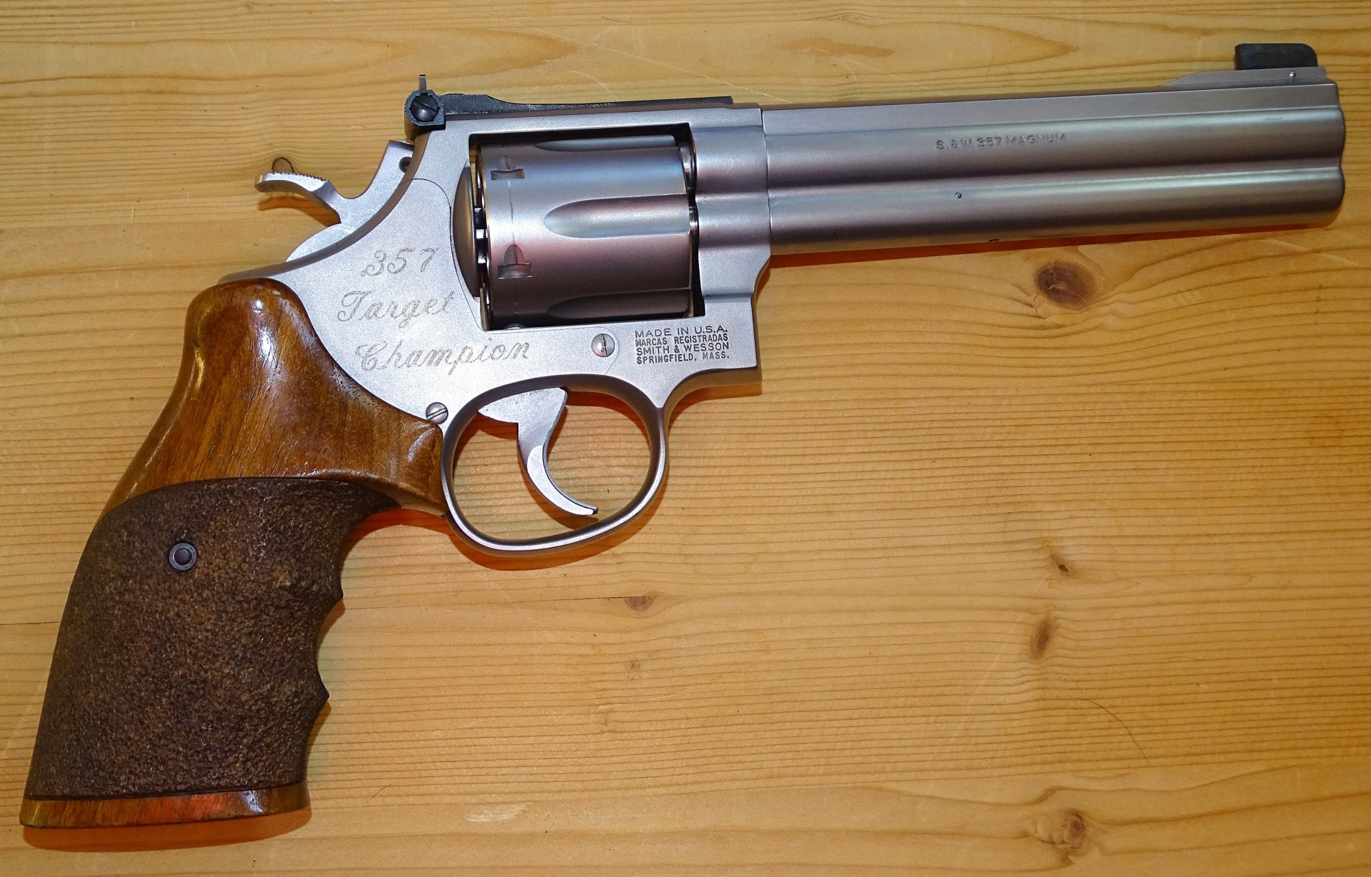 Revolver Smith & Wesson 686 Target Champion Kal: .357Mag – Bild 3