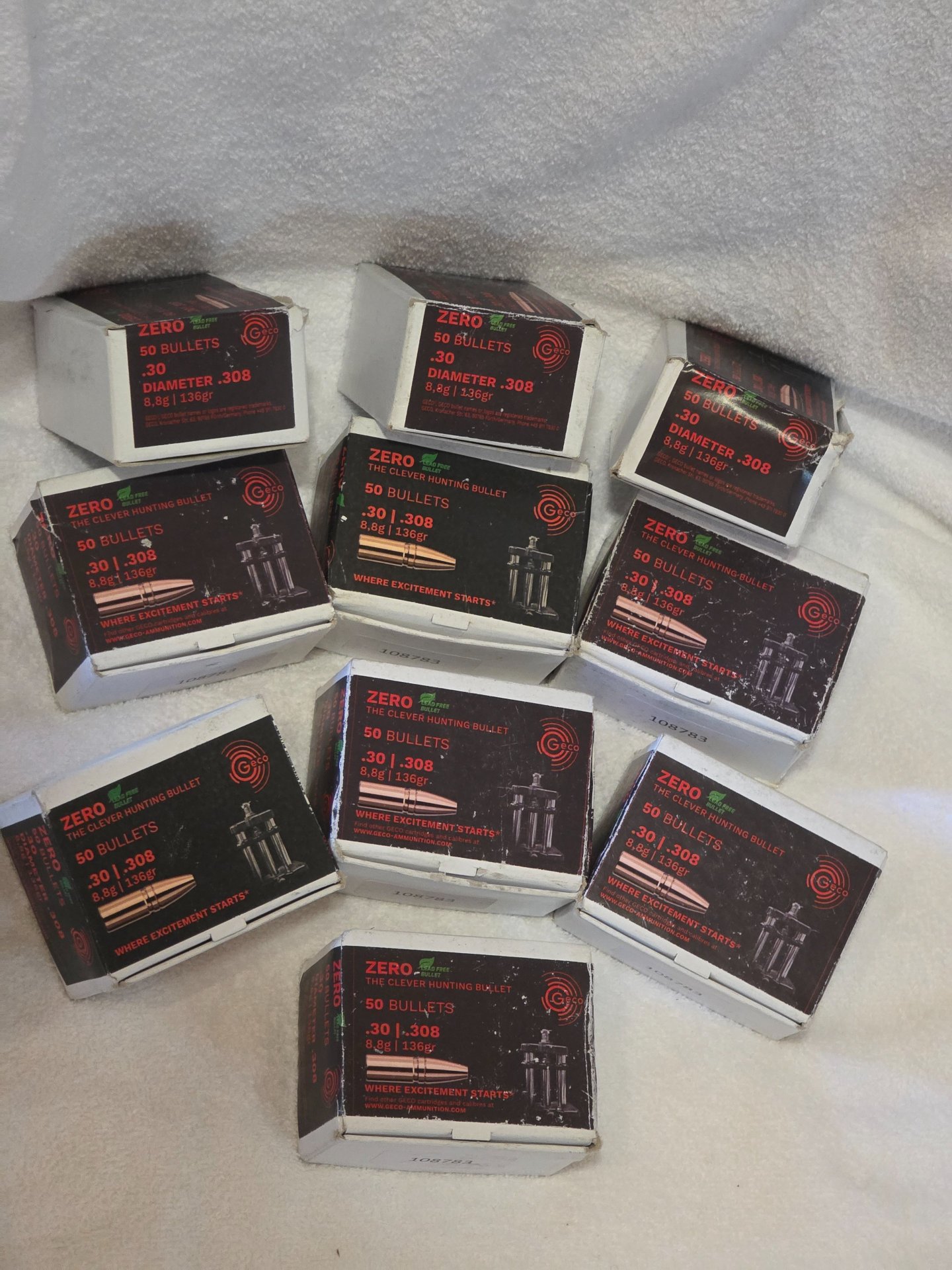 50 x GECO ZERO Geschosse .30-06 8,8g 136gr bleifrei – Bild 1