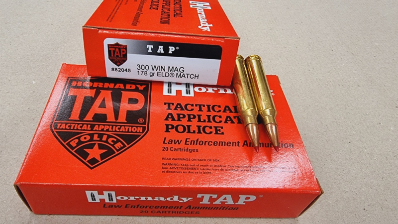 .300WinMag/178grs ELD Match TAP Hornady No. 82045 20 stk. # SSZ Berka – Bild 1