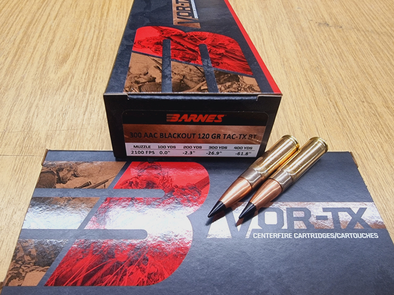 .300 AAC Blackout/120 grs. Barnes TAC-TX BT bleifrei No: 30827# 20 stk. # SSZ Berka – Bild 1