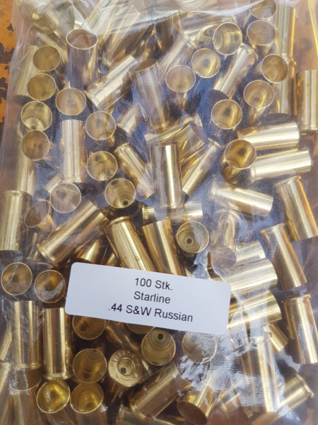 .44 S&W Russian Boxer-Hülsen Starline 100 stk. No. 034# SSZ Berka – Bild 1