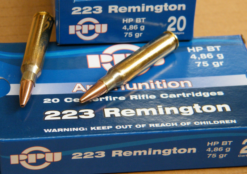 .223 Remington/75grs. HPBT PPU A-481 100 stk. # SSZ Berka – Bild 1