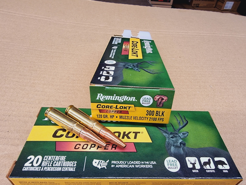 .300Blackout/120grs. Copper HP bleifrei Remington 20 stk. # SSZ Berka – Bild 1