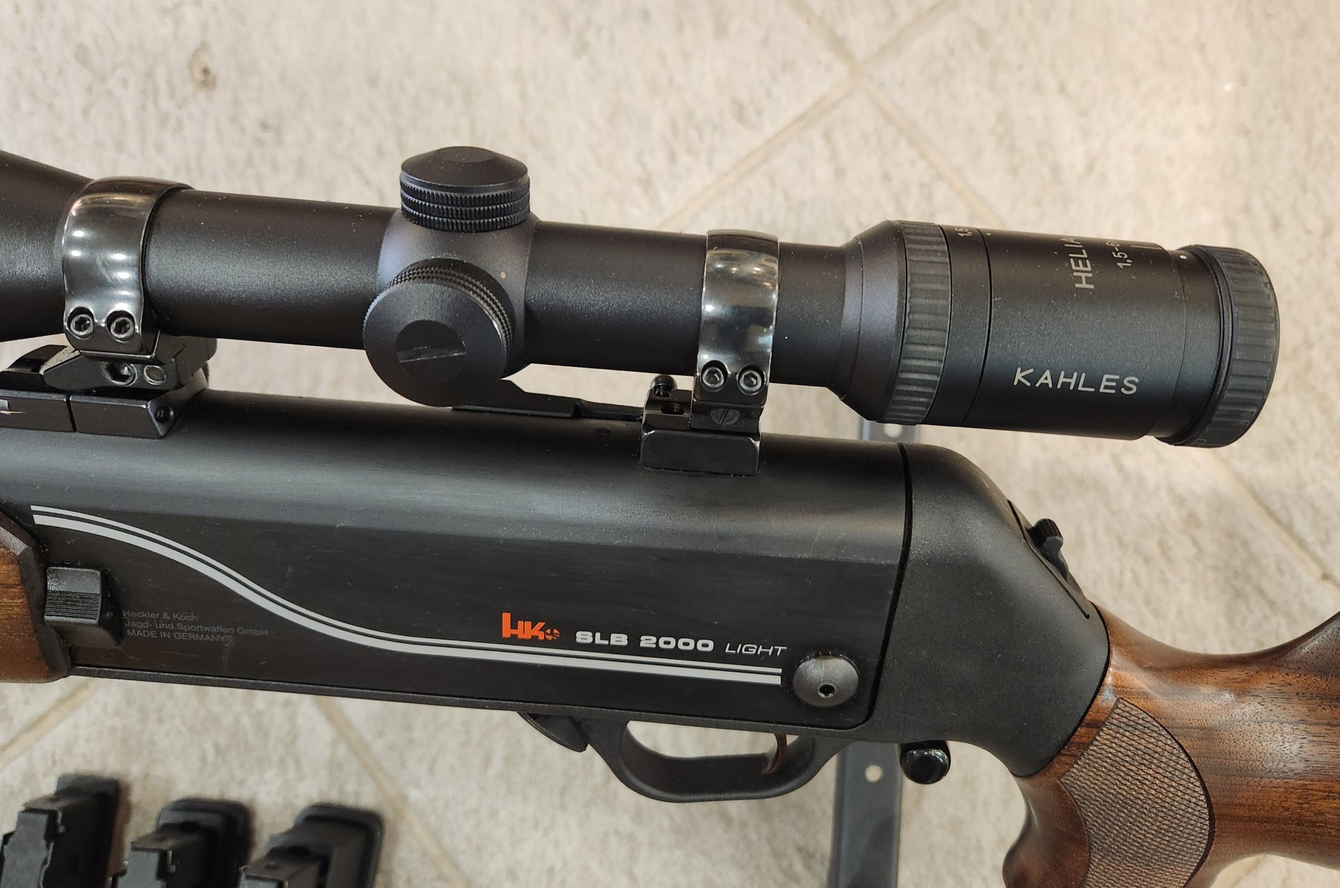 SLB Hecker&Koch 2000 Ligth, 30 06 spg inkl. ZF Kahles Helia 1,5-6x42 – Bild 2