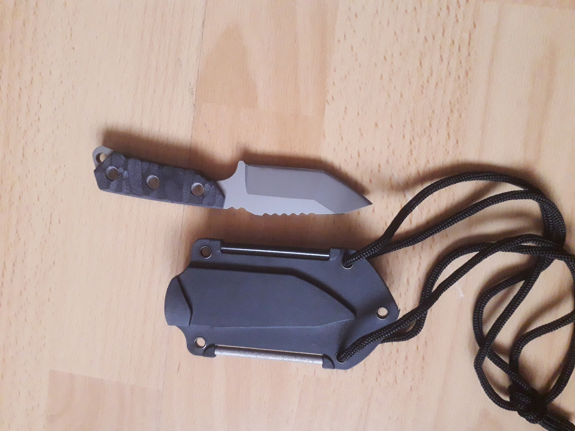 Neck-Knife Überlebensmesser Messer voll. – Bild 2