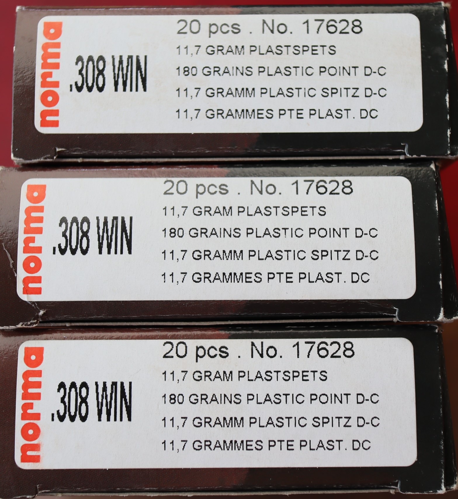 NORMA .308Win 180gr Plastic Spitz D-C - 60 Patronen – Bild 2