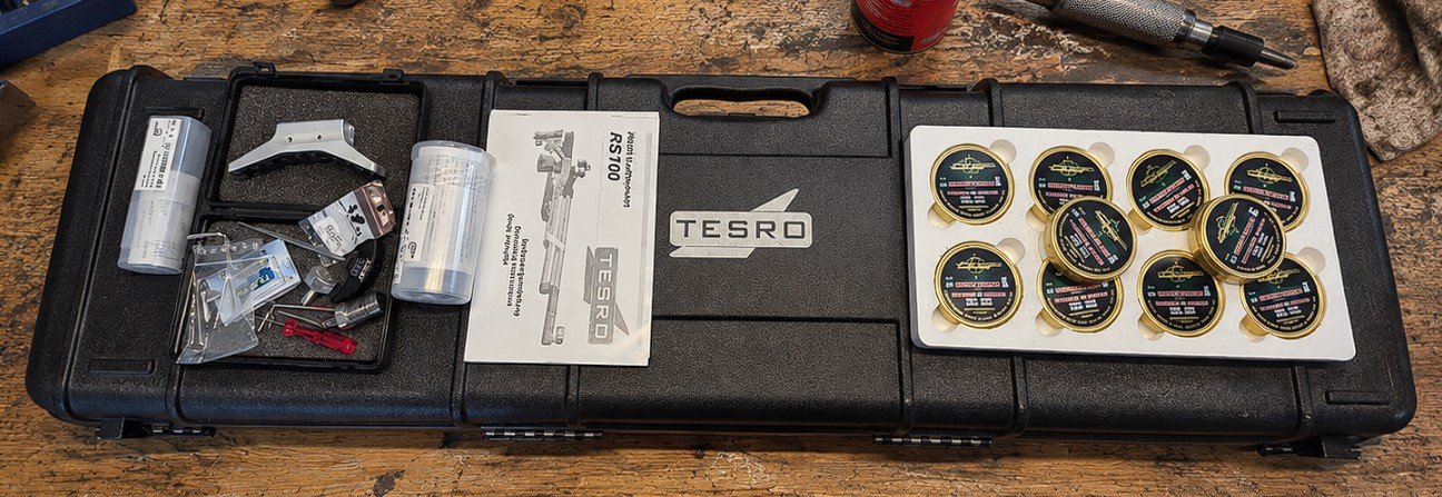 Tesro RS100 Match-Luftgewehr 4,5 mm (.177) mit Koffer und Zubehör – Bild 2