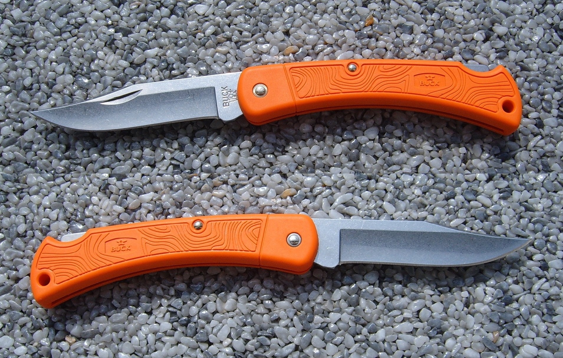 ***Rarität*** Original Buck 110 LT in orange - Made in USA – Bild 1