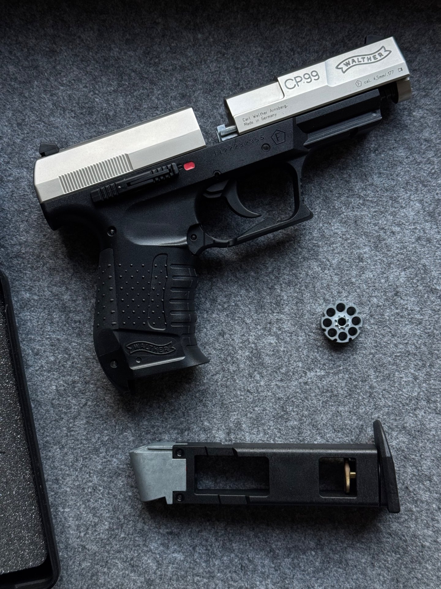 Walther CP99 - CO2-Pistole - Duo-Tone - im Koffer – Bild 1