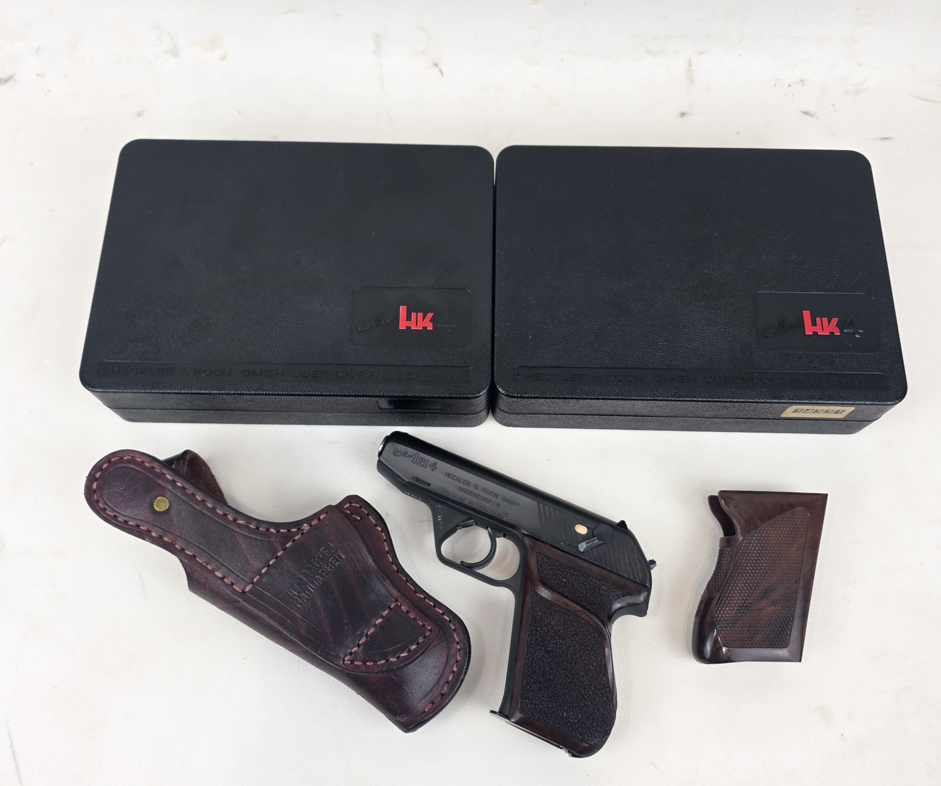 Pistole Heckler & Koch HK4 Kal. 7,65mm inkl. WS 9mmKurz 6,35mm .22lr inkl. OVP inkl. Holster TOP! – Bild 6