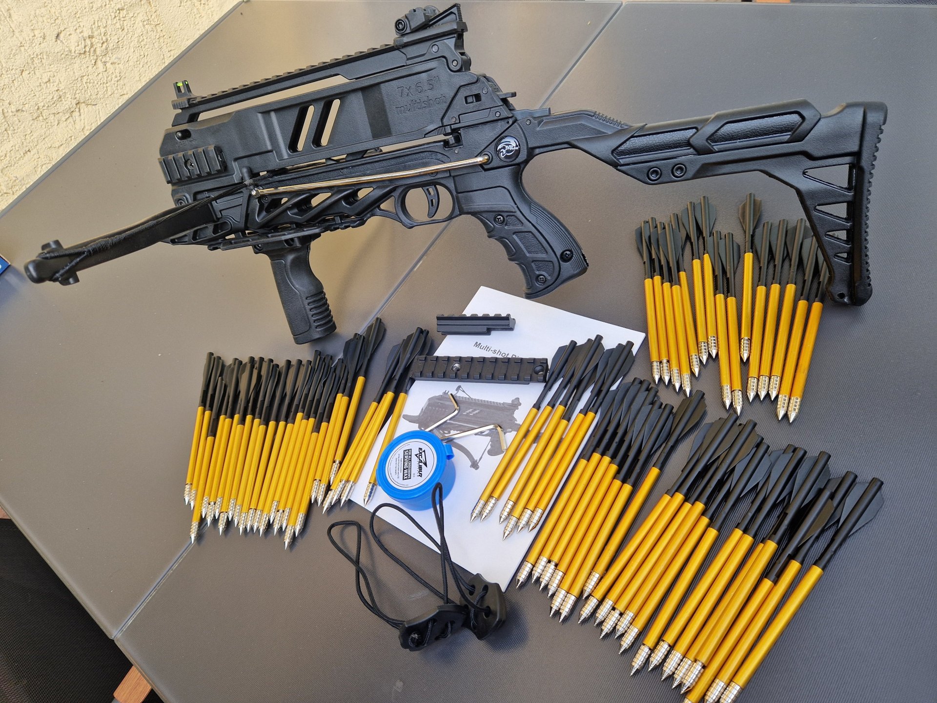 MAN KUNG Sobek - 185 fps / 80 lbs - Pistolenarmbrust + 66 Bolzen / Pfeile – Bild 3