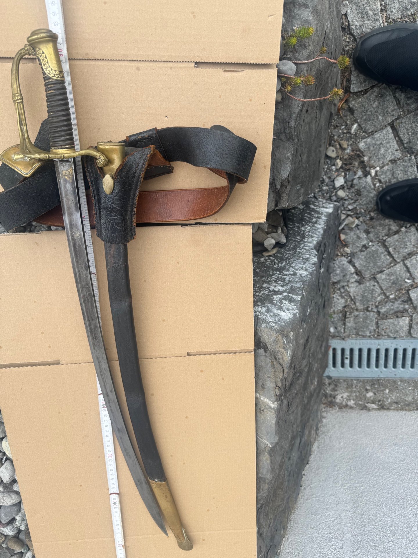 wahrscheinlich ? französischer Säbel Modell 1821 für Infanterie-Offiziere -?vermutlich – Bild 2