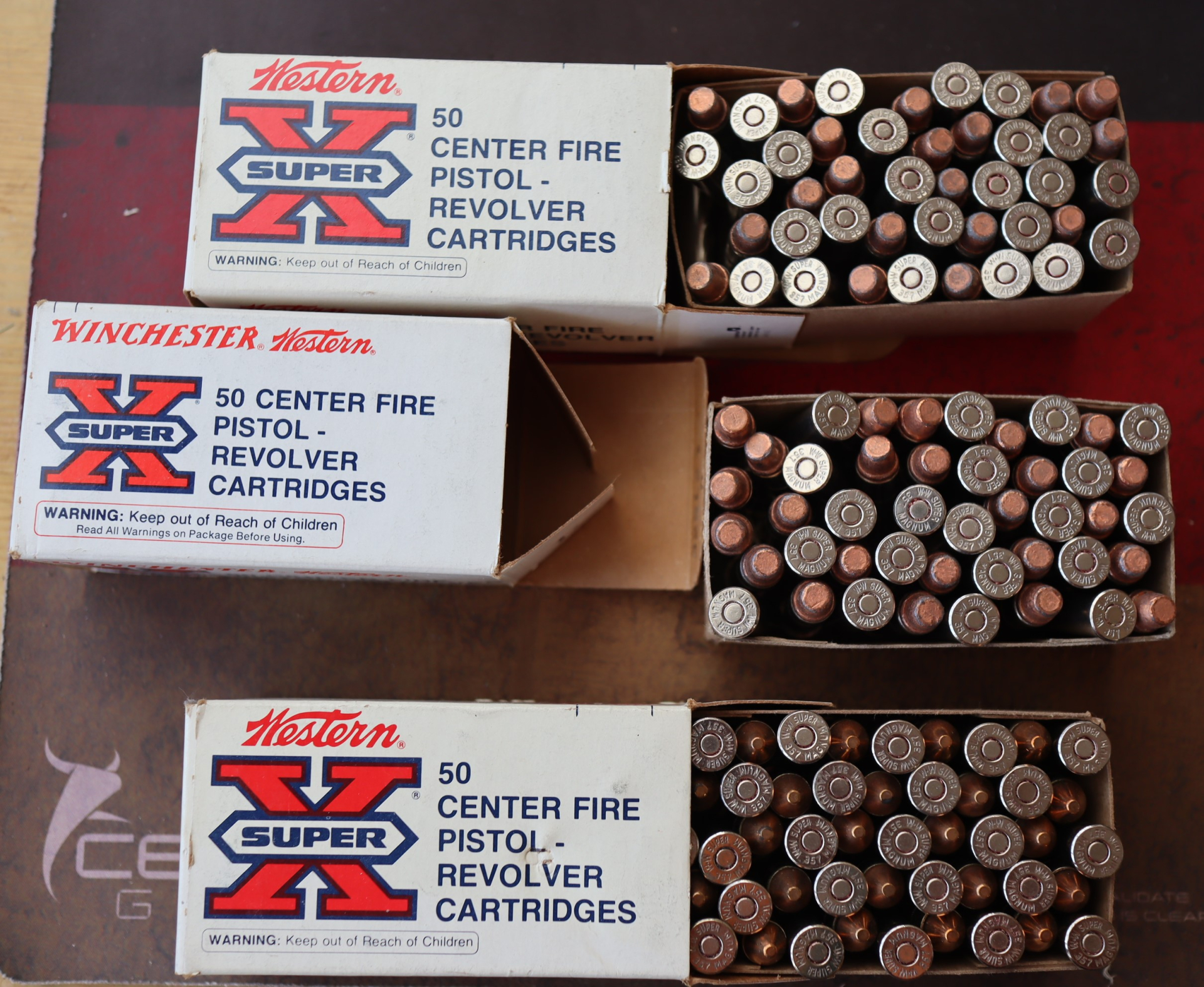 Konvolut Winchester ca. 125 Patronen Kaliber .357Mag – Bild 1