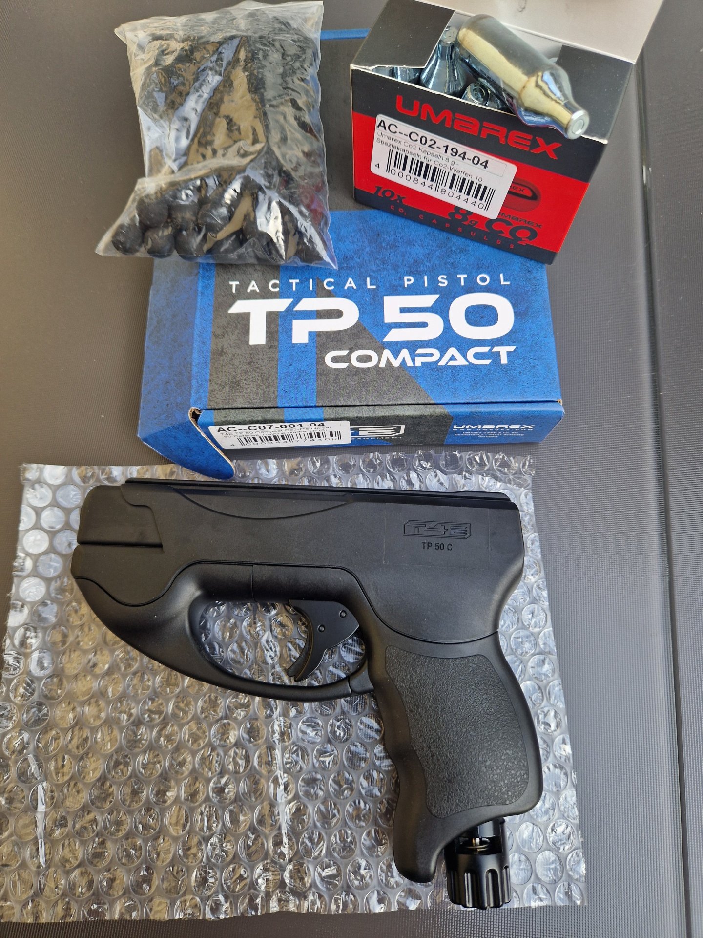 TP50 Compact Gen.2 Markierer aus dem Hause Umarex. ink. 100 x Rubberballs cal.50 sowie 10 x 8g CO2 – Bild 1
