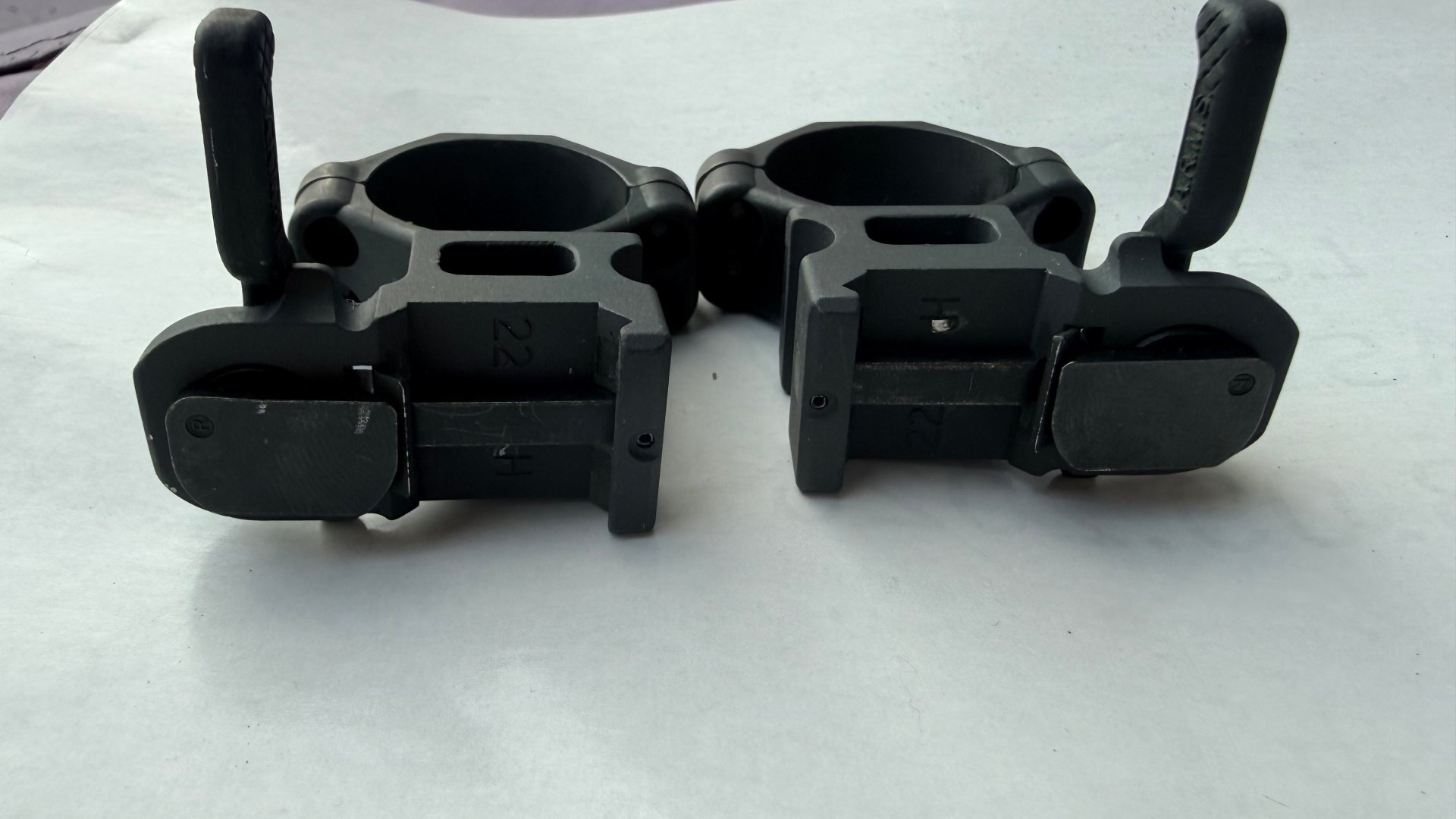 A.R.M.S. #22H Leverstop 30mm Montageringe – Bild 2