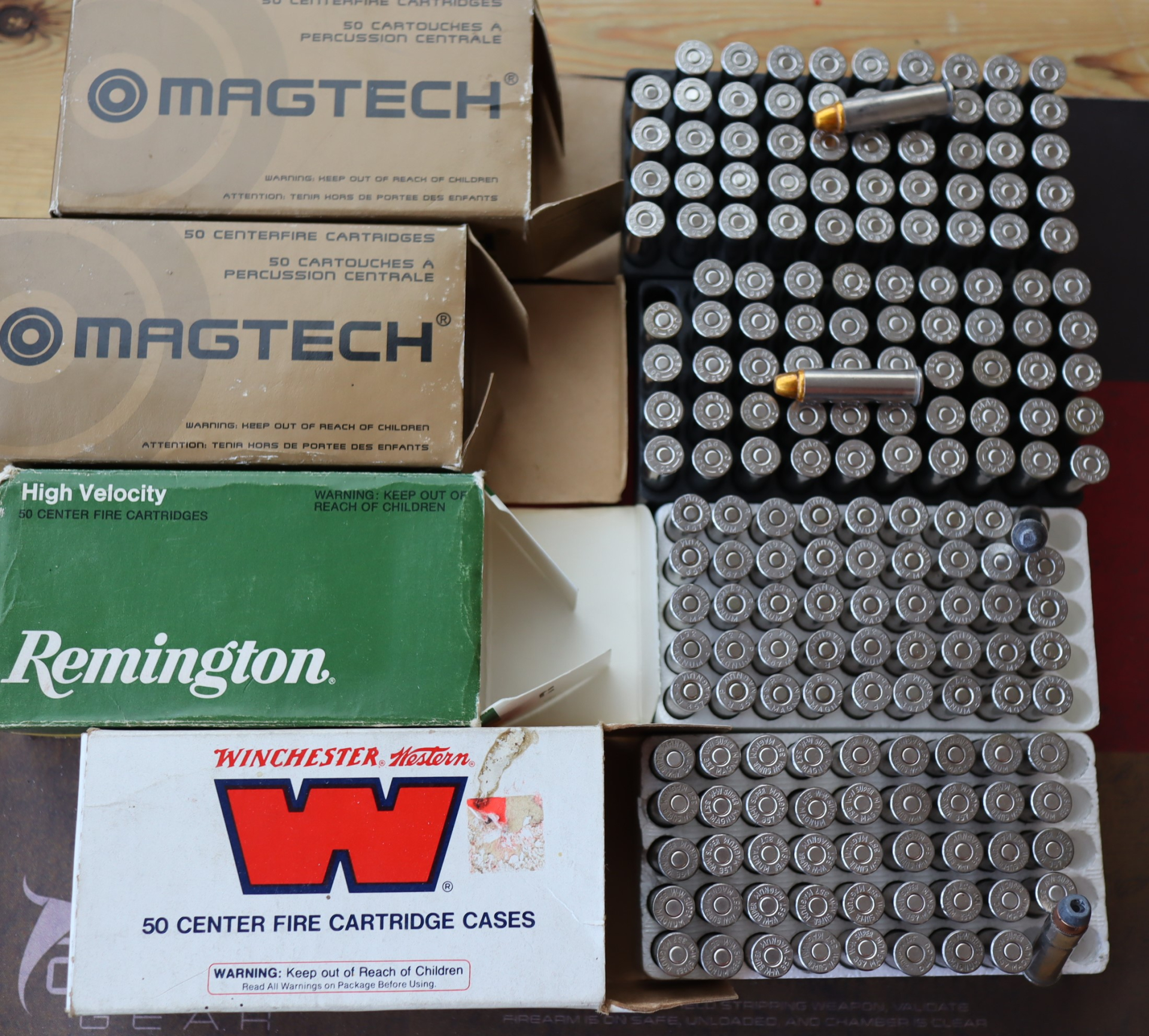 Konvolut 190 Patronen Kaliber .357Mag – Bild 1