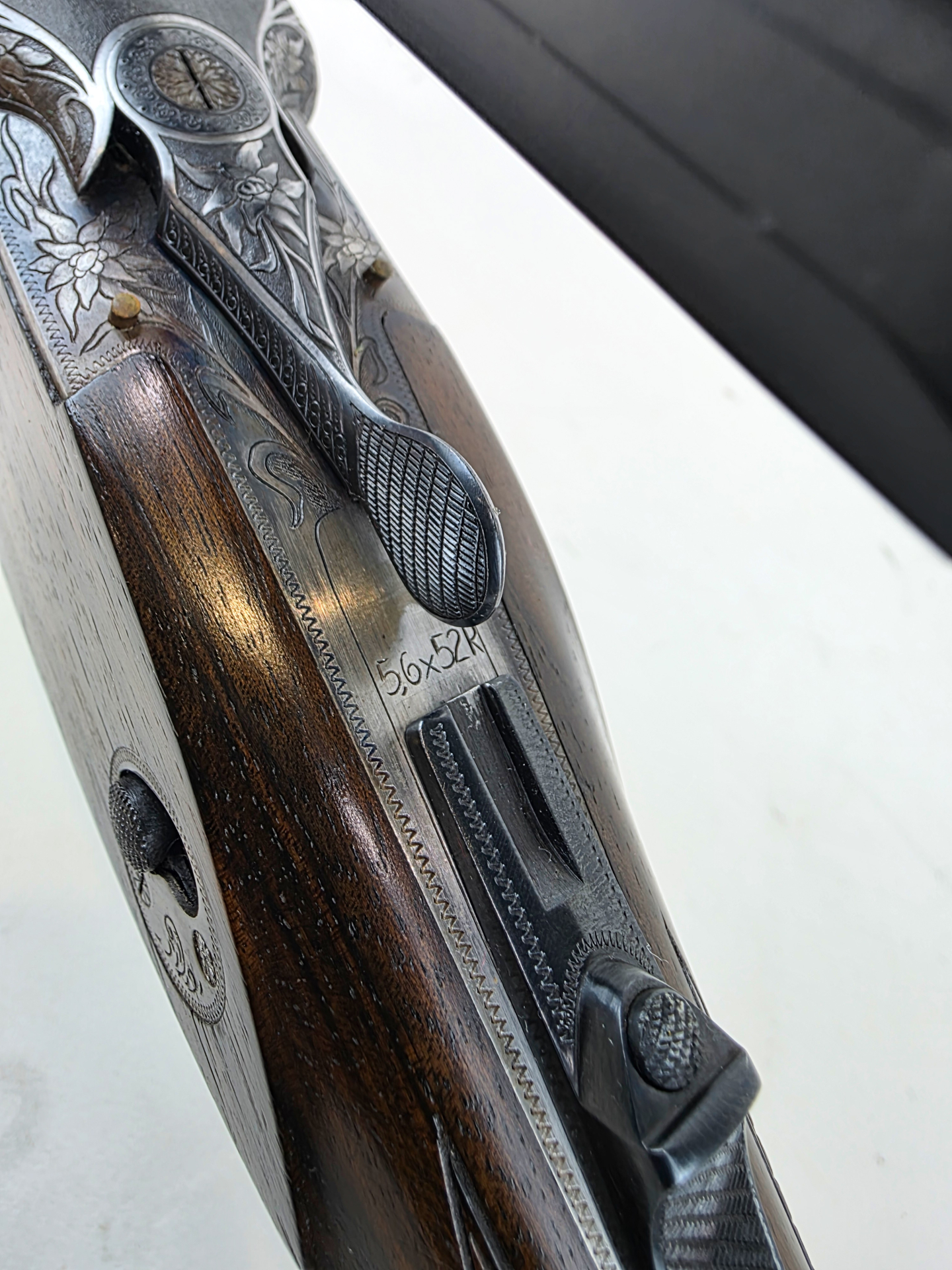 Büchsflintendrilling H. Knopf Bühag Suhl Kal. 8x57JRS 5,6x52R 20/76 inkl. Zeiss Diatal BESTZUSTAND! – Bild 2